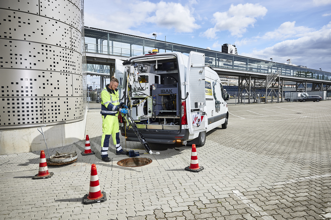 IBAK Systèmes de véhicules pour l'inspection Réhabilitation Application Utilisation