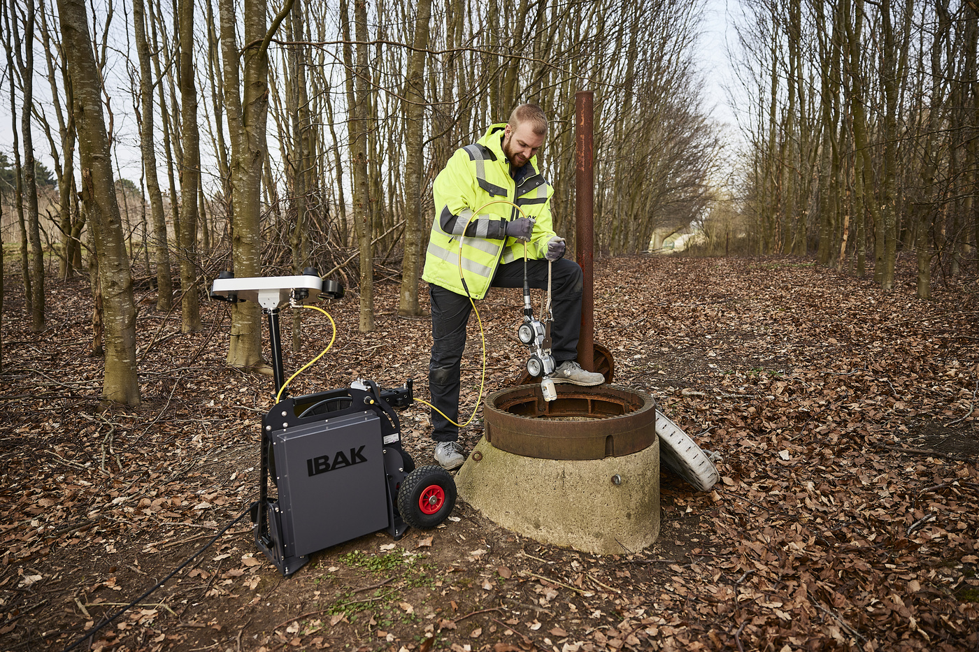 IBAK MainLite easy système mobile transportable Canal principal Données d'inspection