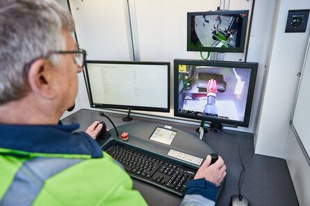 IKAS recorder Utilisation sur fraiseuse et véhicule de réhabilitation