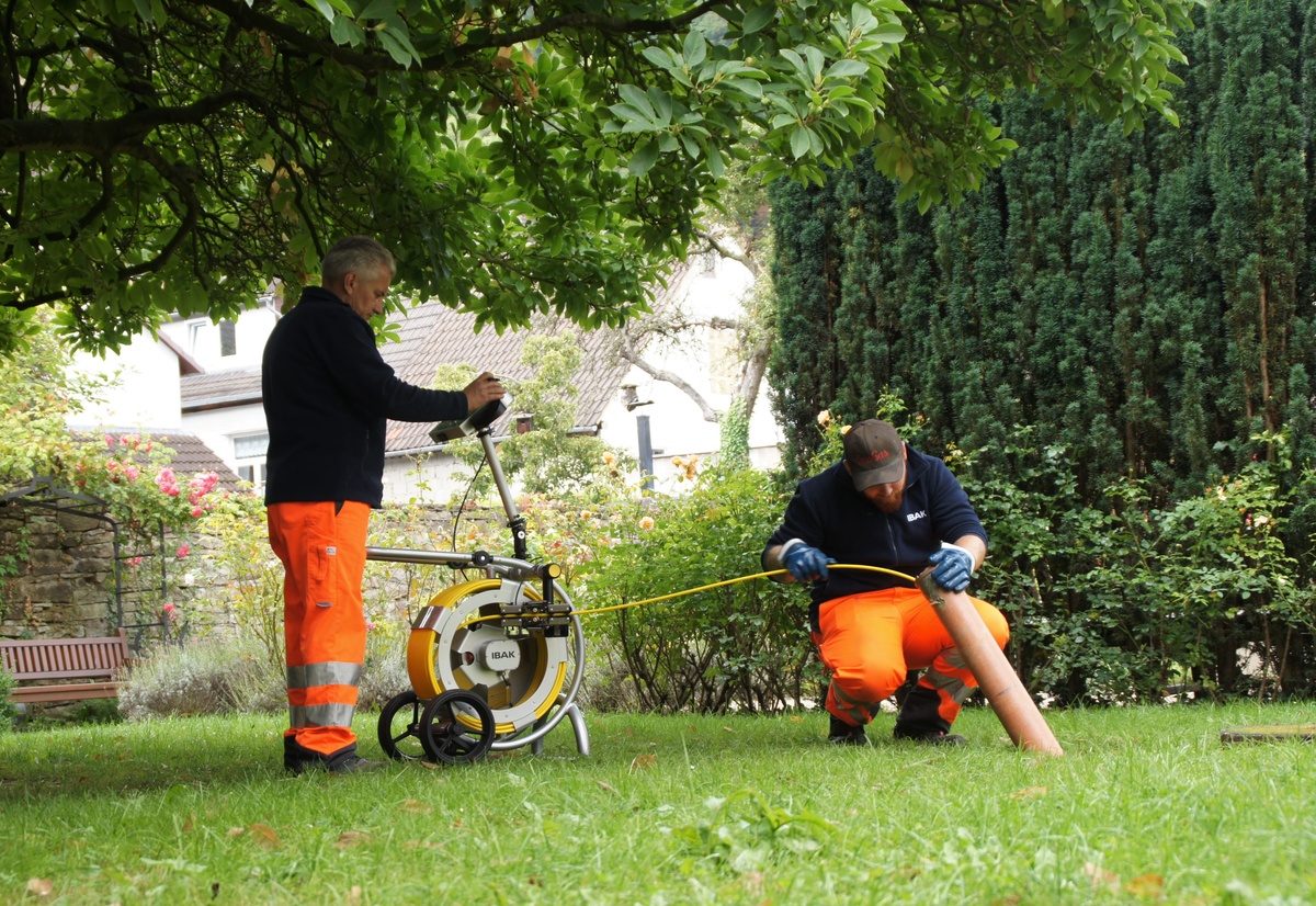 IBAK Inspektion Barockschloss Garten MiniLite Schiebesystem