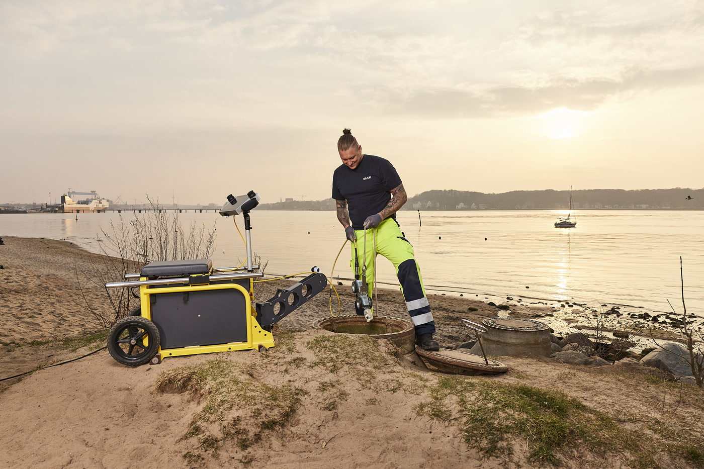 IBAK MainLite Système mobile Système embarqué Canal principal Données d'inspection