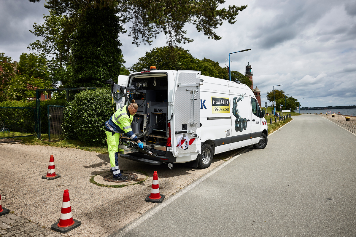 IBAK Rohrverlaufsmessung Lagebestimmung 3D-GeoSense LISY TITAN Spüler Inspektionsfahrzeug