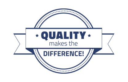 Logo Quality makes the difference