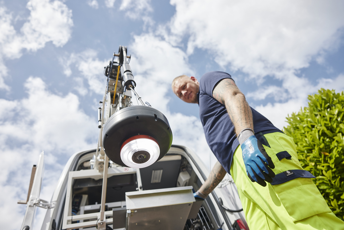 IBAK 360-degree camera technology PANORAMO SI 4K manhole inspection