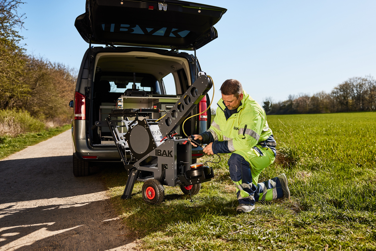 IBAK PANORAMO SI 4K mobile manhole inspection system Main sewer inspection 360-degree camera technology