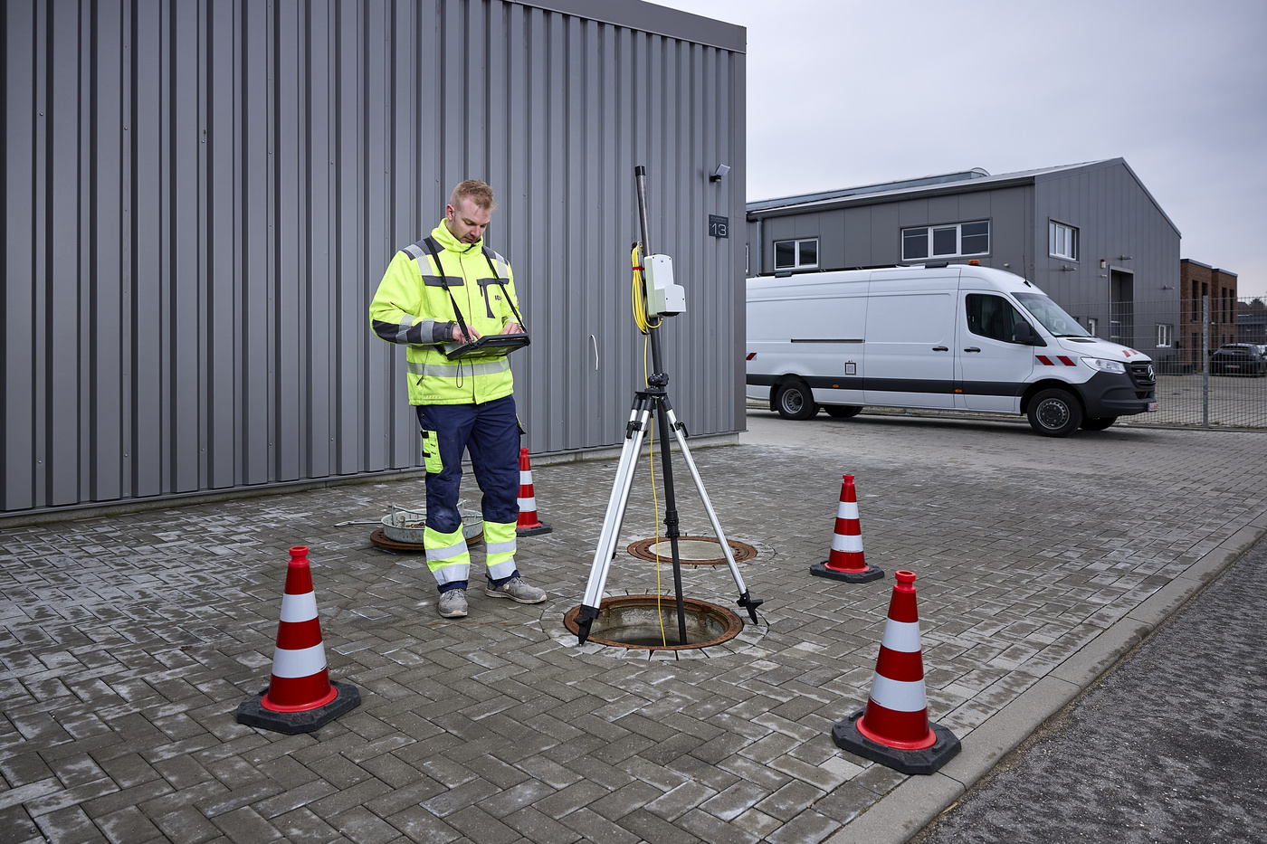 IBAK ASPECTA mobiles System Hauptkanal zur schnellen Zustandserfassung