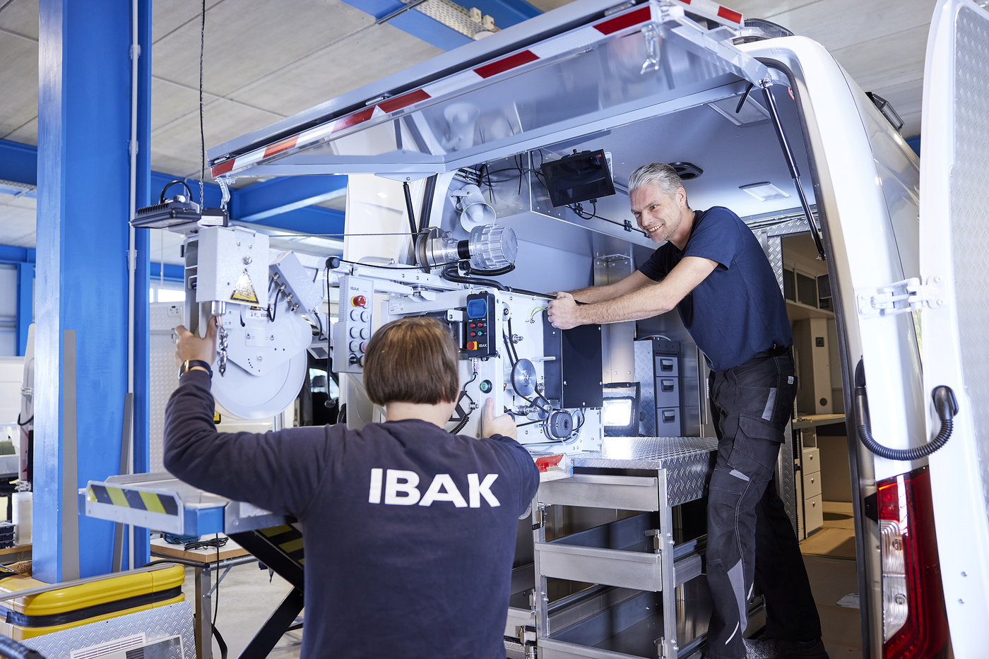 IBAK Véhicule Montage Aménagement modulaire Adaptation