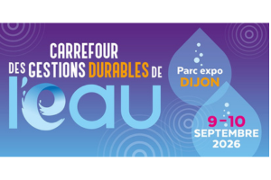 Logo Carrefour des Gestions Durables de l‘Eau 2026 Dijon
