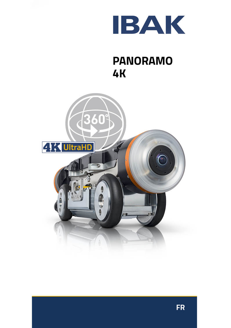 IBAK Flyer PANORAMO 4K Technologie de caméra à 360 degrés