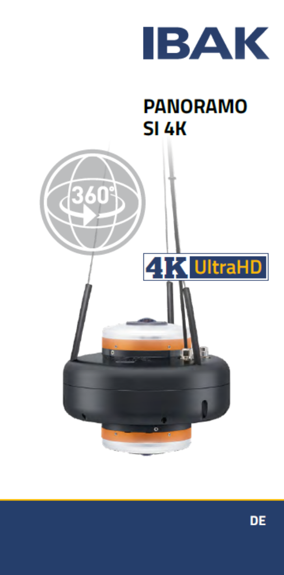 IBAK Flyer PANORAMO SI 4K 360-Grad-Kameratechnik Schachtinspektion
