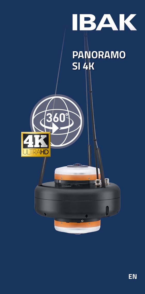 IBAK Flyer PANORAMO SI 4K 360-degree Camera Technology Manhole Inspection