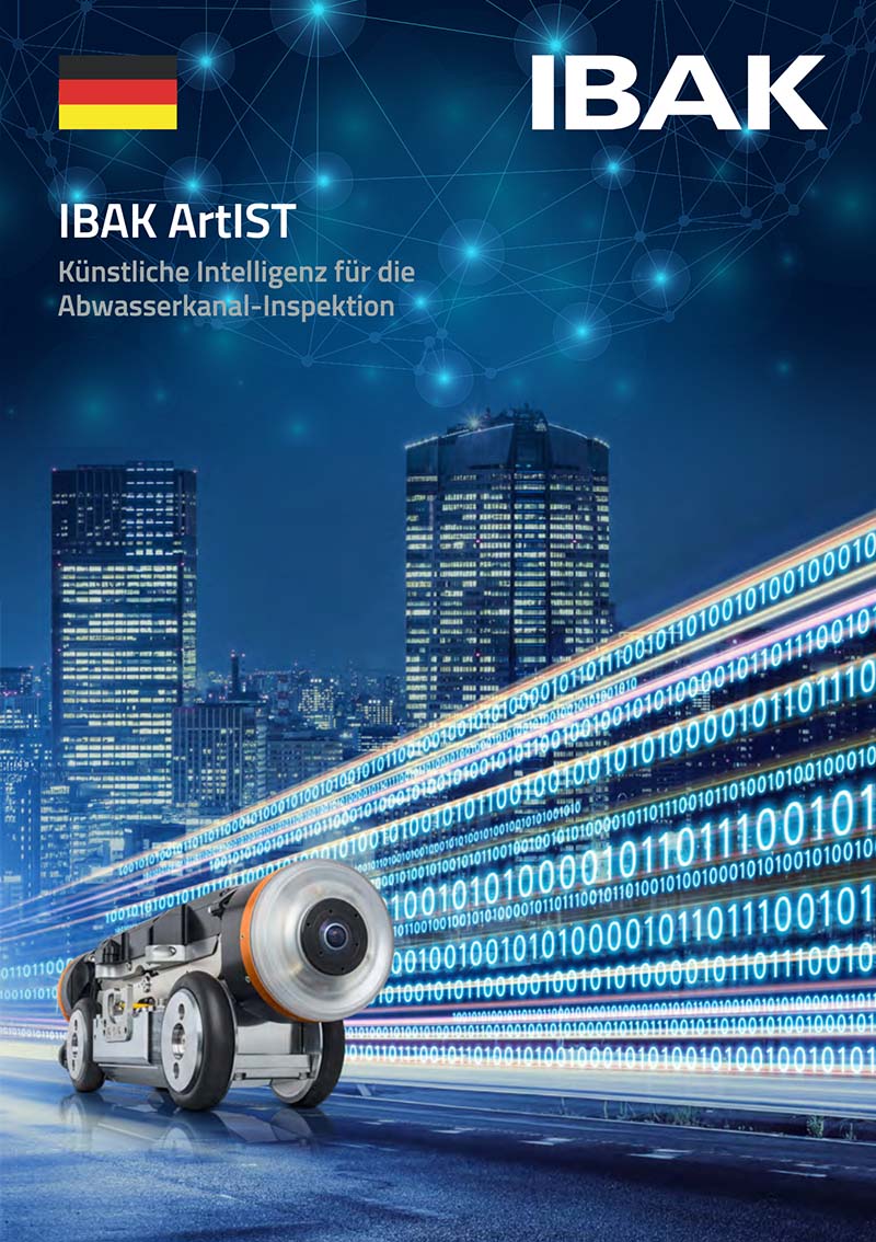 IBAK Prospekt ArtIST Webdienst Kanalinspektion Künstliche Intelligenz Kanalanalyse mit KI