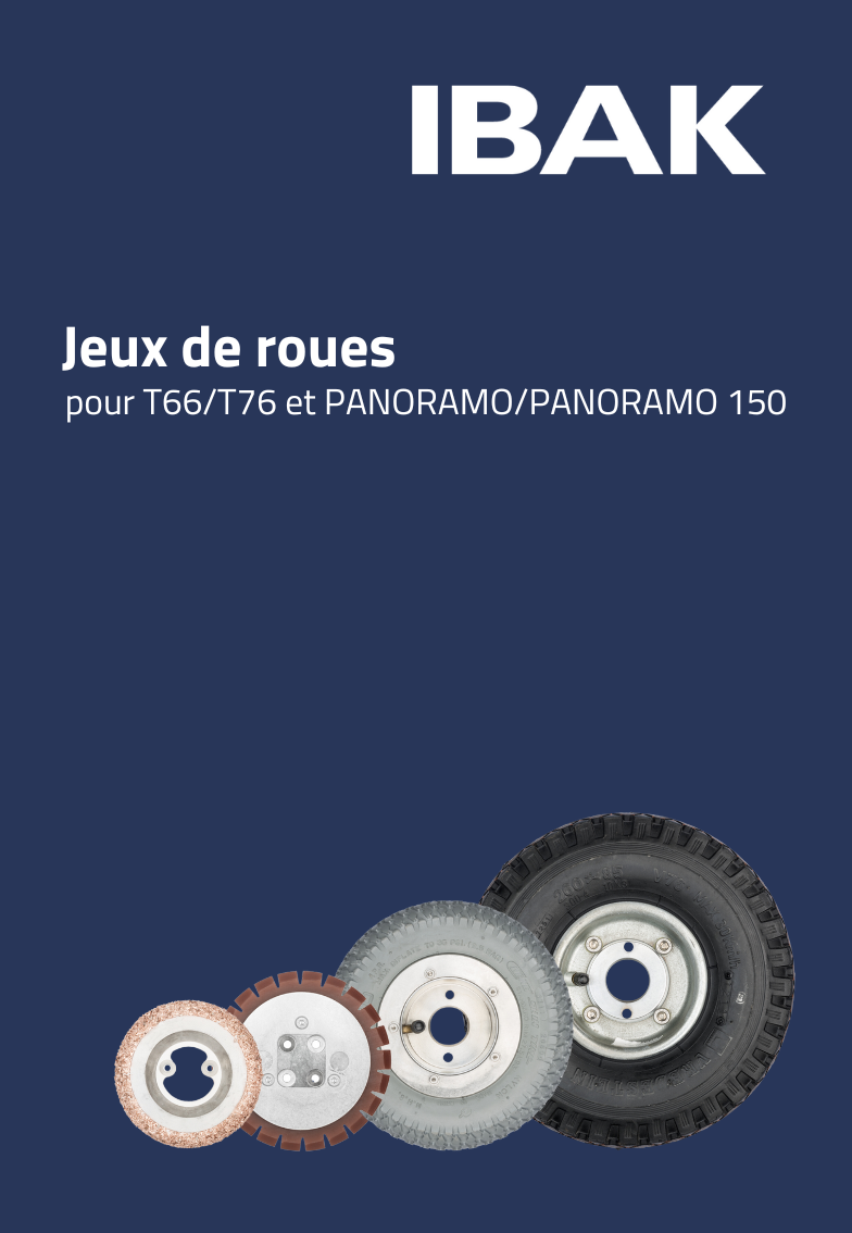 IBAK Flyer Jeux de roues pour T66 T76 PANORAMO 150