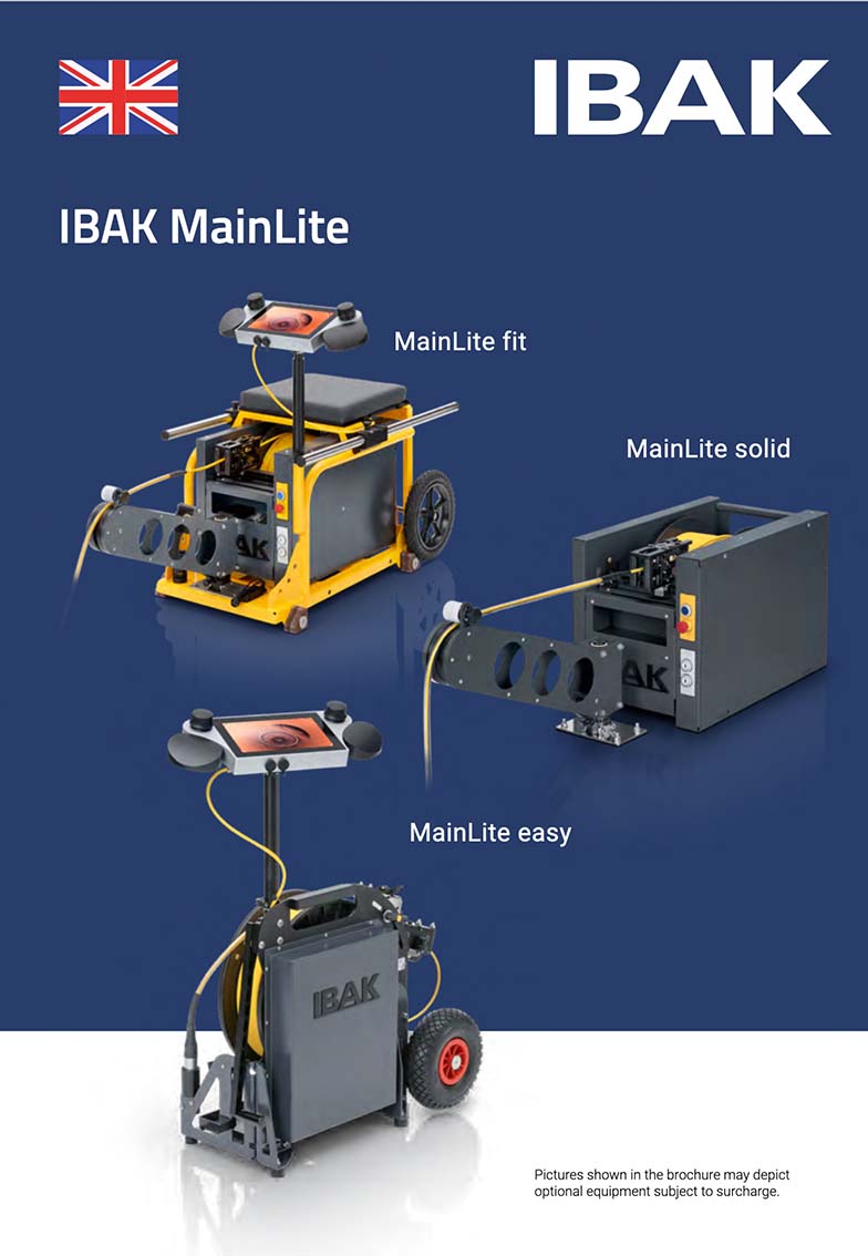 IBAK Brochure MainLite Systems Sewer Inspection Sewer Rehabilitation