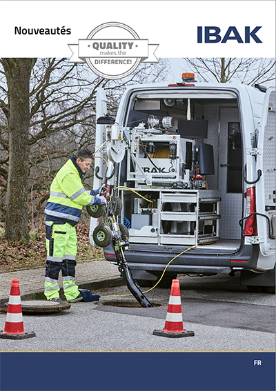 IBAK Prospectus Nouveautés Produits Systèmes Inspection des canalisations Réhabilitation des canalisations