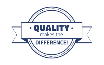 Logo Quality makes the difference